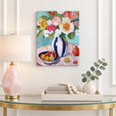Floral Still Life Canvas Wall Art, 18 x 14 Inch