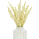 Artificial Beige Astilbe Floral Arrangement in Ceramic Pot, 15 Inch