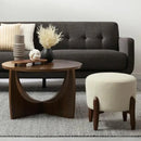 Artificial White Pampas Grass Arrangement in Black Pot, 16 Inch